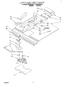 04 - Latch And Vent parts for Kitchenaid Oven KEBS246BWH1 from AppliancePartsPros.com