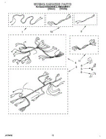07 - Wiring Harness parts for Kitchenaid Oven KEBS246BWH1 from AppliancePartsPros.com