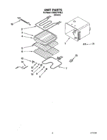 06 - Unit parts for Kitchenaid Oven KEBS276YBL2 from AppliancePartsPros.com
