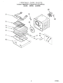 05 - Internal Oven parts for Kitchenaid Oven KEMS307DBL1 from AppliancePartsPros.com