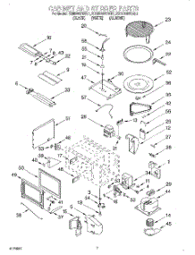 06 - Cabinet And Stirrer parts for Kitchenaid Oven KEMS307DBL1 from AppliancePartsPros.com