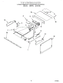 08 - Top Venting parts for Kitchenaid Oven KEMS307DBL1 from AppliancePartsPros.com