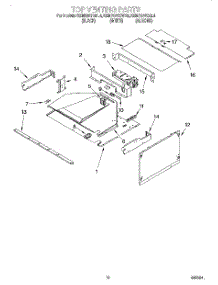 08 - Top Venting parts for Kitchenaid Oven KEMS307DBL4 from AppliancePartsPros.com