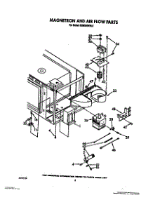 04 - Magnetron And Air Flow parts for Kitchenaid Oven KEMI300VBL5 from AppliancePartsPros.com
