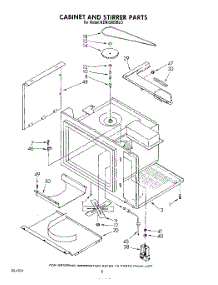 05 - Cabinet And Stirrer parts for Kitchenaid Oven KEMI300SBL0 from AppliancePartsPros.com