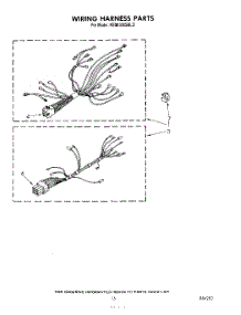 10 - Wiring Harness parts for Kitchenaid Oven KEMI300SBL0 from AppliancePartsPros.com