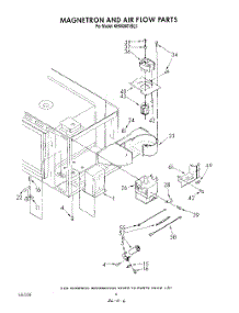 04 - Magnetron And Air Flow parts for Kitchenaid Oven KEMI300VBL0 from AppliancePartsPros.com