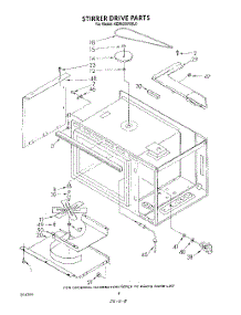 05 - Stirrer Drive parts for Kitchenaid Oven KEMI300VBL0 from AppliancePartsPros.com