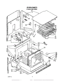 03 - Oven , Literature parts for Kitchenaid Oven KEBI100VBL2 from AppliancePartsPros.com