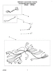 06 - Wiring Harness parts for Kitchenaid Oven KEBI141BBL1 from AppliancePartsPros.com