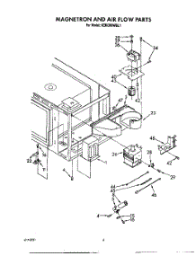 04 - Magnetron And Air Flow parts for Kitchenaid Oven KEMI300WBL1 from AppliancePartsPros.com