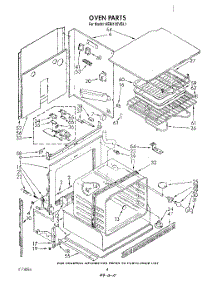 03 - Oven , Lit / Optional parts for Kitchenaid Oven KEBI100VBL1 from AppliancePartsPros.com
