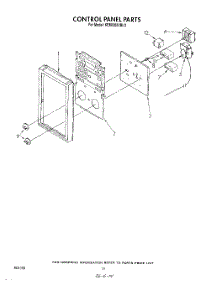 09 - Control Panel parts for Kitchenaid Oven KEMI300VBL0 from AppliancePartsPros.com