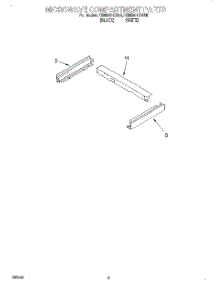 07 - Microwave Compartment parts for Kitchenaid Oven KEMI301GWH0 from AppliancePartsPros.com