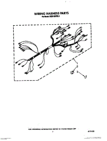 05 - Wiring Harness parts for Kitchenaid Oven KEBI100VBL3 from AppliancePartsPros.com