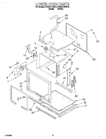 02 - Lower Oven parts for Kitchenaid Oven KEBI271BWH2 from AppliancePartsPros.com