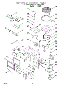 06 - Cabinet And Stirrer parts for Kitchenaid Oven KEMI301GBL0 from AppliancePartsPros.com