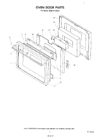 06 - Oven Door , Lit / Optional parts for Kitchenaid Oven KEBI171SBL0 from AppliancePartsPros.com