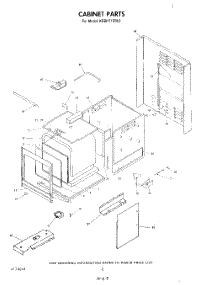 07 - Cabinet parts for Kitchenaid Oven KEBI171SBL0 from AppliancePartsPros.com