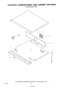 08 - Control Compartment And Cabinet Top parts for Kitchenaid Oven KEBI171SBL0 from AppliancePartsPros.com