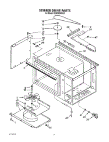 04 - Stirrer Drive parts for Kitchenaid Oven KEMI300WBL3 from AppliancePartsPros.com