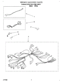 06 - Wiring Harness parts for Kitchenaid Oven KEBI171BWH1 from AppliancePartsPros.com