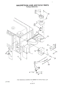04 - Magnetron And Air Flow parts for Kitchenaid Oven KEMI300VBL1 from AppliancePartsPros.com