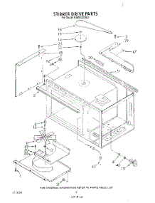 05 - Stirrer Drive parts for Kitchenaid Oven KEMI300VBL1 from AppliancePartsPros.com