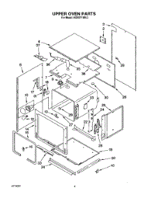 03 - Upper Oven, Optional parts for Kitchenaid Oven KEBI271XBL3 from AppliancePartsPros.com