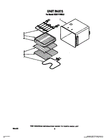 06 - Unit parts for Kitchenaid Oven KEBI171WBL0 from AppliancePartsPros.com