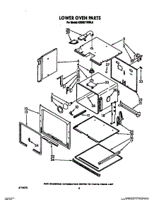 04 - Lower Oven parts for Kitchenaid Oven KEBI271WBL0 from AppliancePartsPros.com