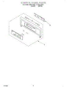 02 - Control Panel, Literature parts for Kitchenaid Oven KEBI171DWH1 from AppliancePartsPros.com
