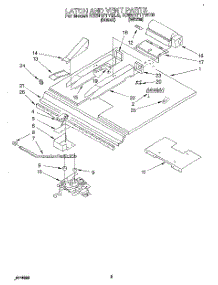 04 - Latch And Vent parts for Kitchenaid Oven KEBI171YWH3 from AppliancePartsPros.com