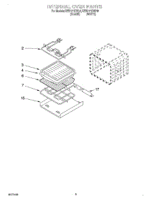 04 - Internal Oven parts for Kitchenaid Oven KEBI171DWH8 from AppliancePartsPros.com