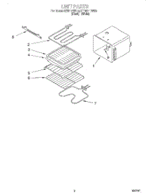 05 - Unit parts for Kitchenaid Oven KEBI171BBL3 from AppliancePartsPros.com