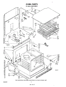 03 - Oven parts for Kitchenaid Oven KEBI100SBL0 from AppliancePartsPros.com