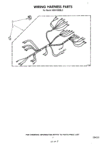 05 - Wiring Harness parts for Kitchenaid Oven KEBI100SBL0 from AppliancePartsPros.com
