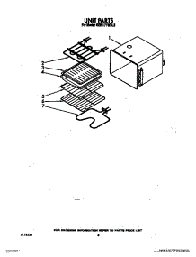 06 - Unit parts for Kitchenaid Oven KEBI171WBL2 from AppliancePartsPros.com