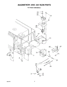 04 - Magnetron And Air Flow parts for Kitchenaid Oven KEMI300SBL1 from AppliancePartsPros.com