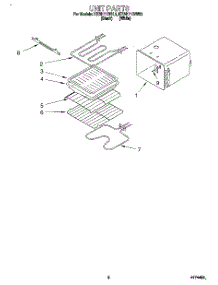 05 - Unit parts for Kitchenaid Oven KEBI171BBL2 from AppliancePartsPros.com