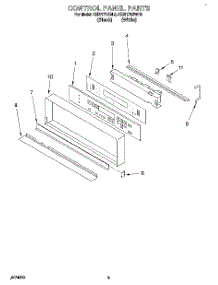 02 - Control Panel, Literature parts for Kitchenaid Oven KEBI171BWH0 from AppliancePartsPros.com