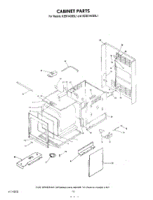 08 - Cabinet parts for Kitchenaid Oven KEBI140SBL1 from AppliancePartsPros.com