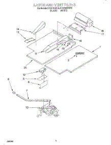 04 - Latch And Vent, Optional parts for Kitchenaid Oven KEBI100BBL3 from AppliancePartsPros.com