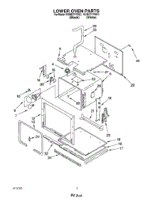 02 - Lower Oven parts for Kitchenaid Oven KEBI271YBL3 from AppliancePartsPros.com