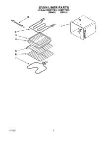 07 - Oven Liner parts for Kitchenaid Oven KEBI271YBL3 from AppliancePartsPros.com