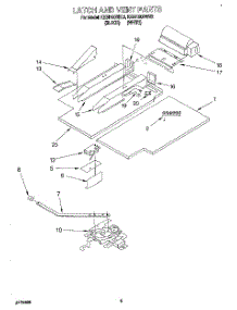 04 - Latch And Vent, Optional parts for Kitchenaid Oven KEBI100BBL2 from AppliancePartsPros.com