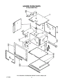 04 - Lower Oven parts for Kitchenaid Oven KEBI271XBL2 from AppliancePartsPros.com