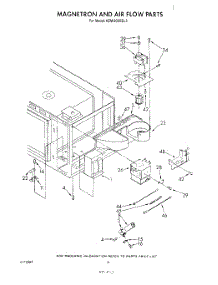 04 - Magnetron And Air Flow parts for Kitchenaid Oven KEMI300VBL3 from AppliancePartsPros.com