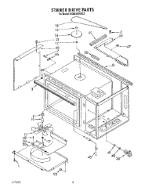 05 - Stirrer Drive parts for Kitchenaid Oven KEMI300VBL2 from AppliancePartsPros.com