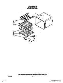 07 - Unit parts for Kitchenaid Oven KEBI171WBL1 from AppliancePartsPros.com